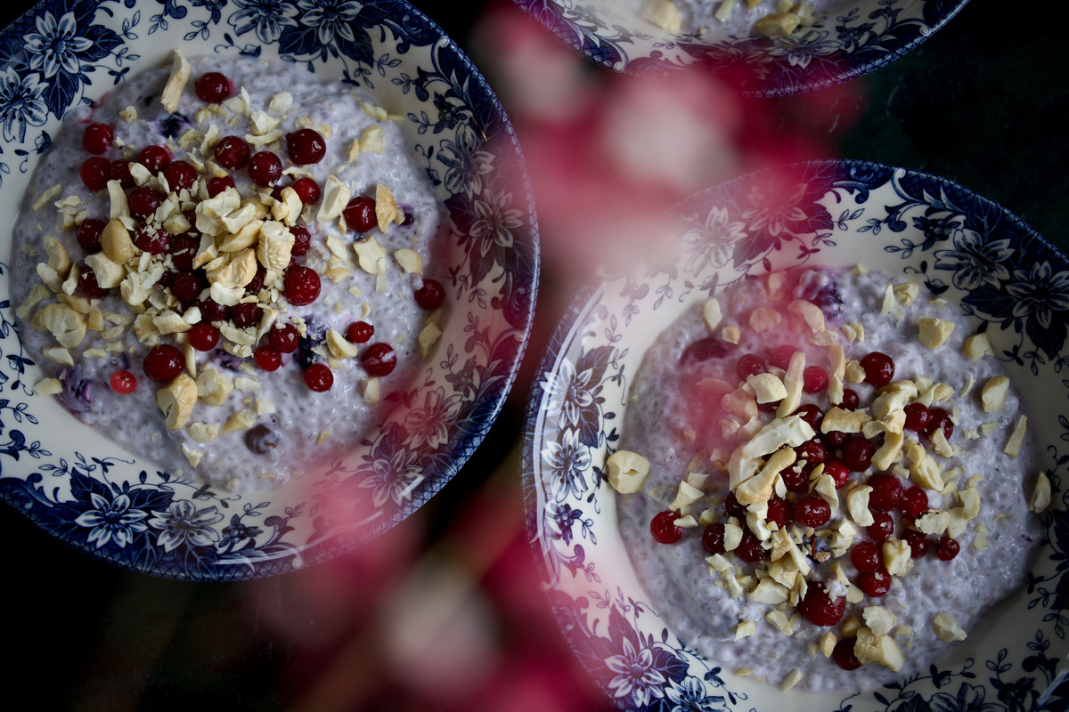 Mustika-chia üleööjogurt
