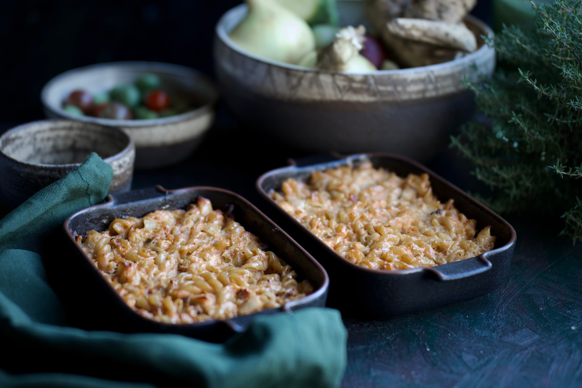 Suvikõrvitsa-pasta ahjuvorm
